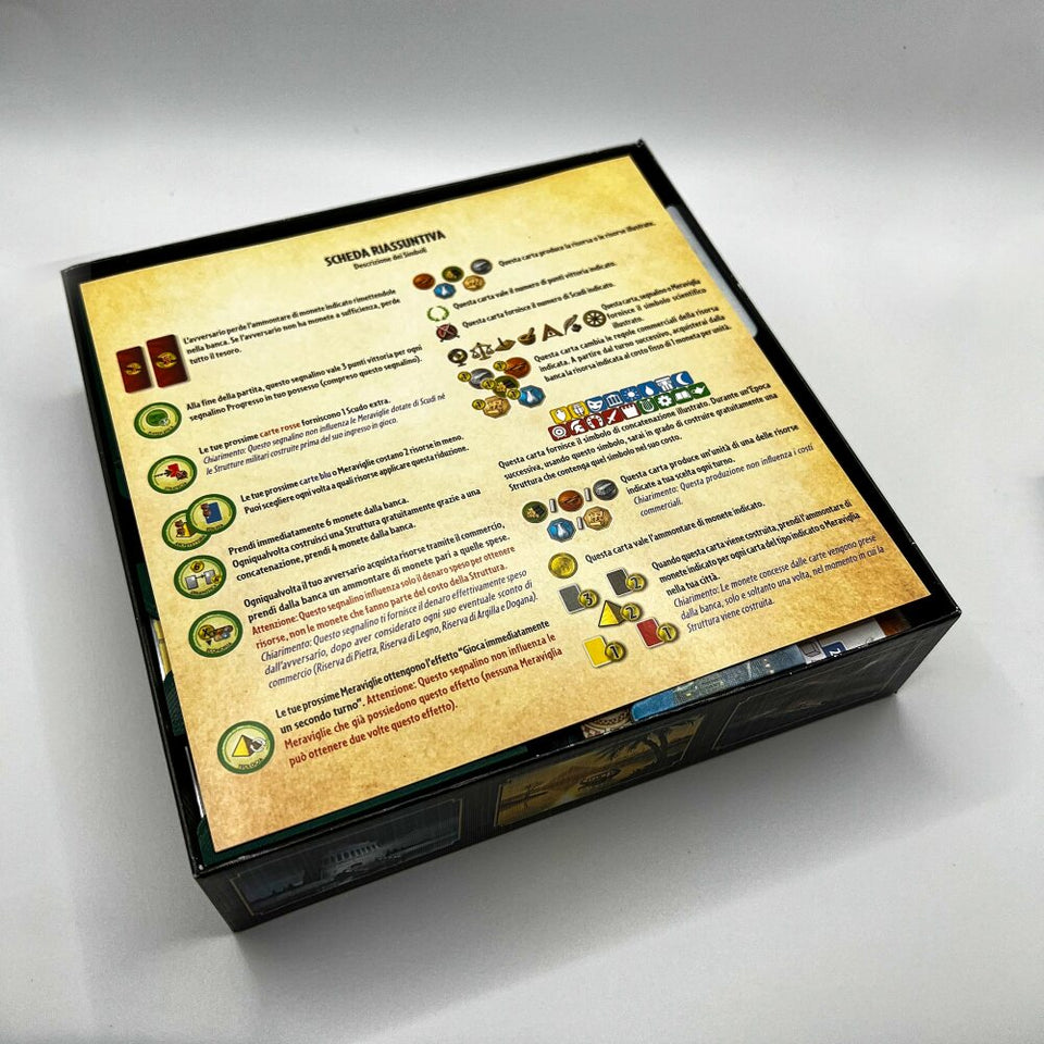 Insert pour 7 Wonders Duel + Panthéon & Agora