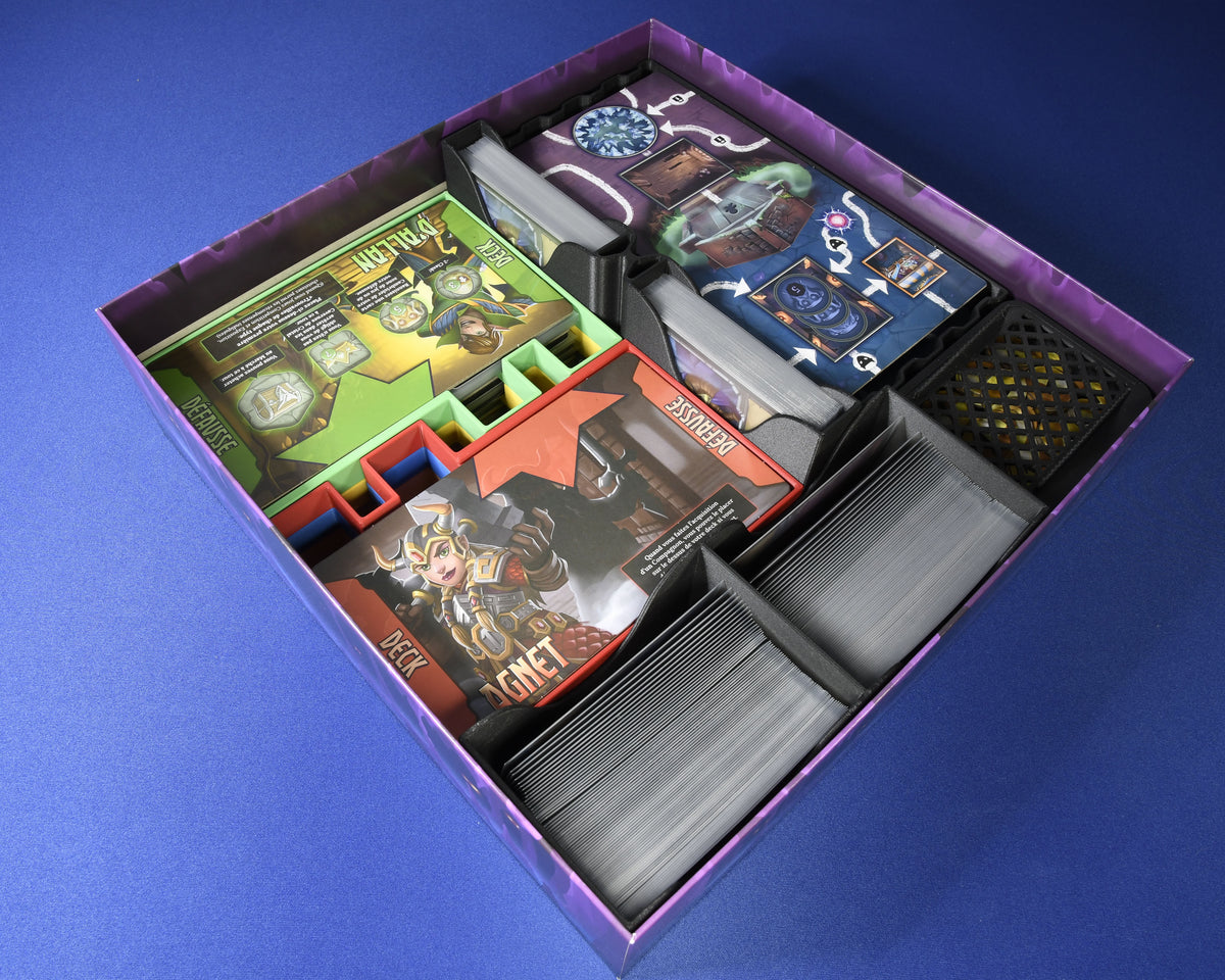 Insert pour Clank! Catacombes et extensions Lairs & Lost Chambers et La Grande Aventure