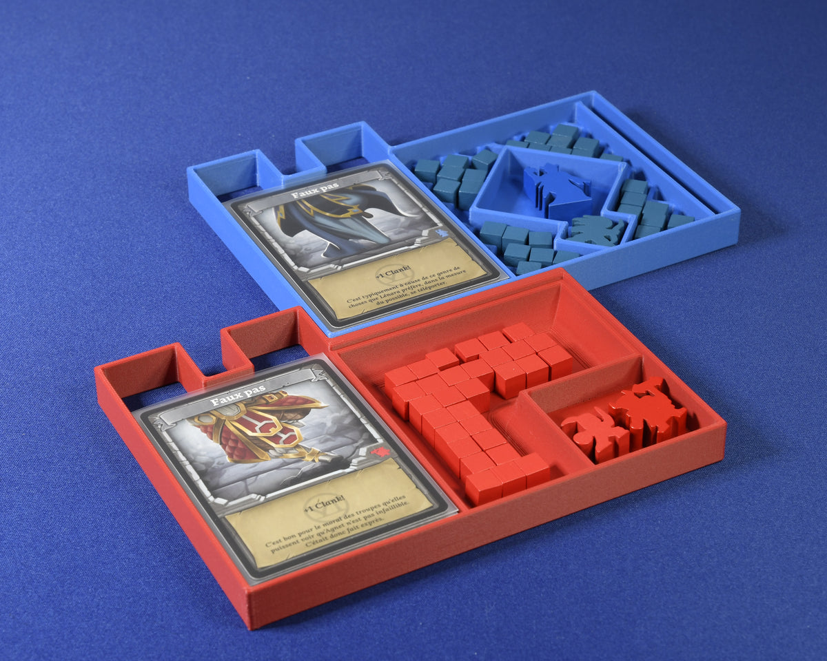 Insert pour Clank! Catacombes et extensions Lairs & Lost Chambers et La Grande Aventure