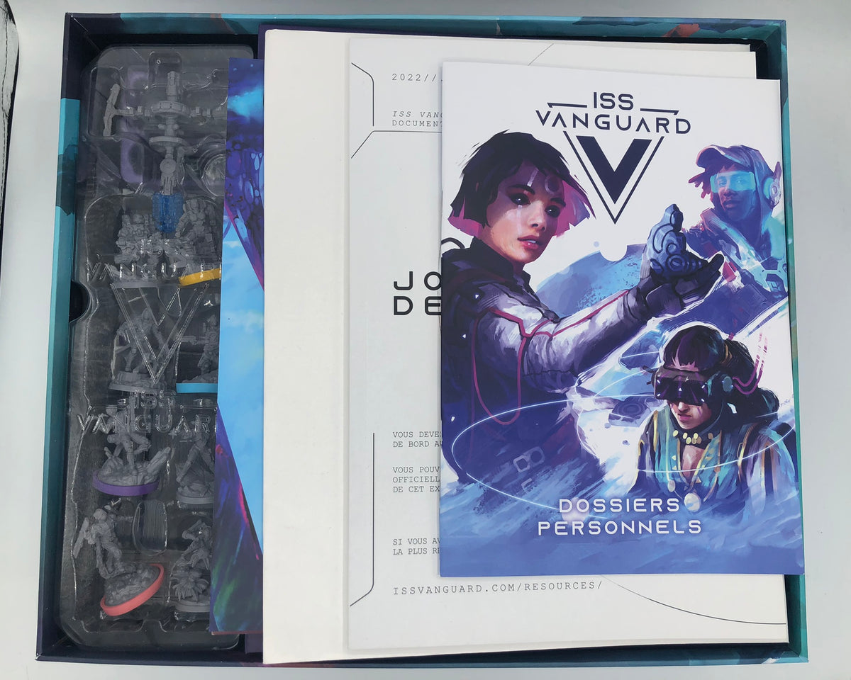 Complément d'Insert pour ISS Vanguard - Compatible Sections du Jeu de Base et Cartes Sleevées