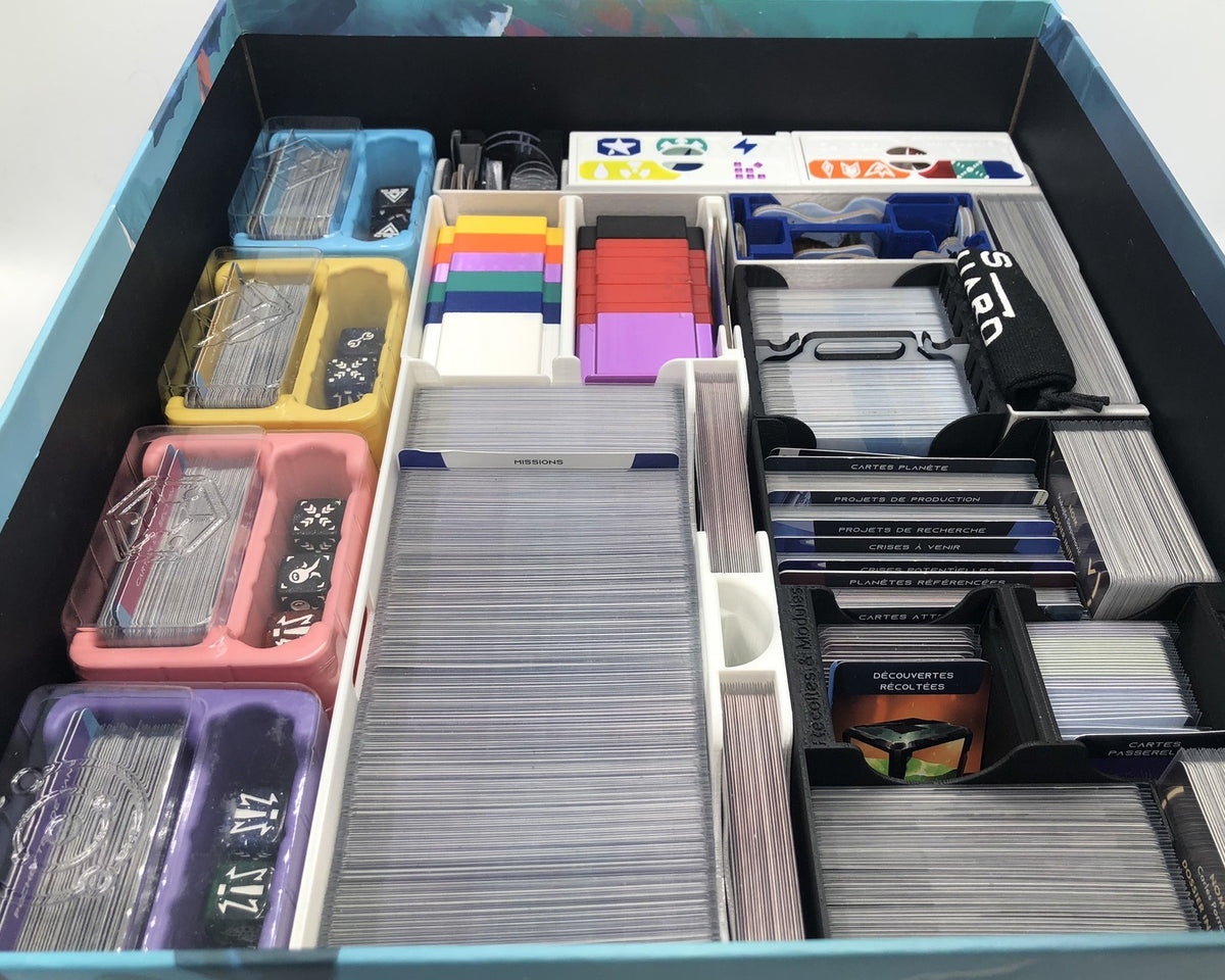 Complément d'Insert pour ISS Vanguard - Compatible Sections du Jeu de Base et Cartes Sleevées