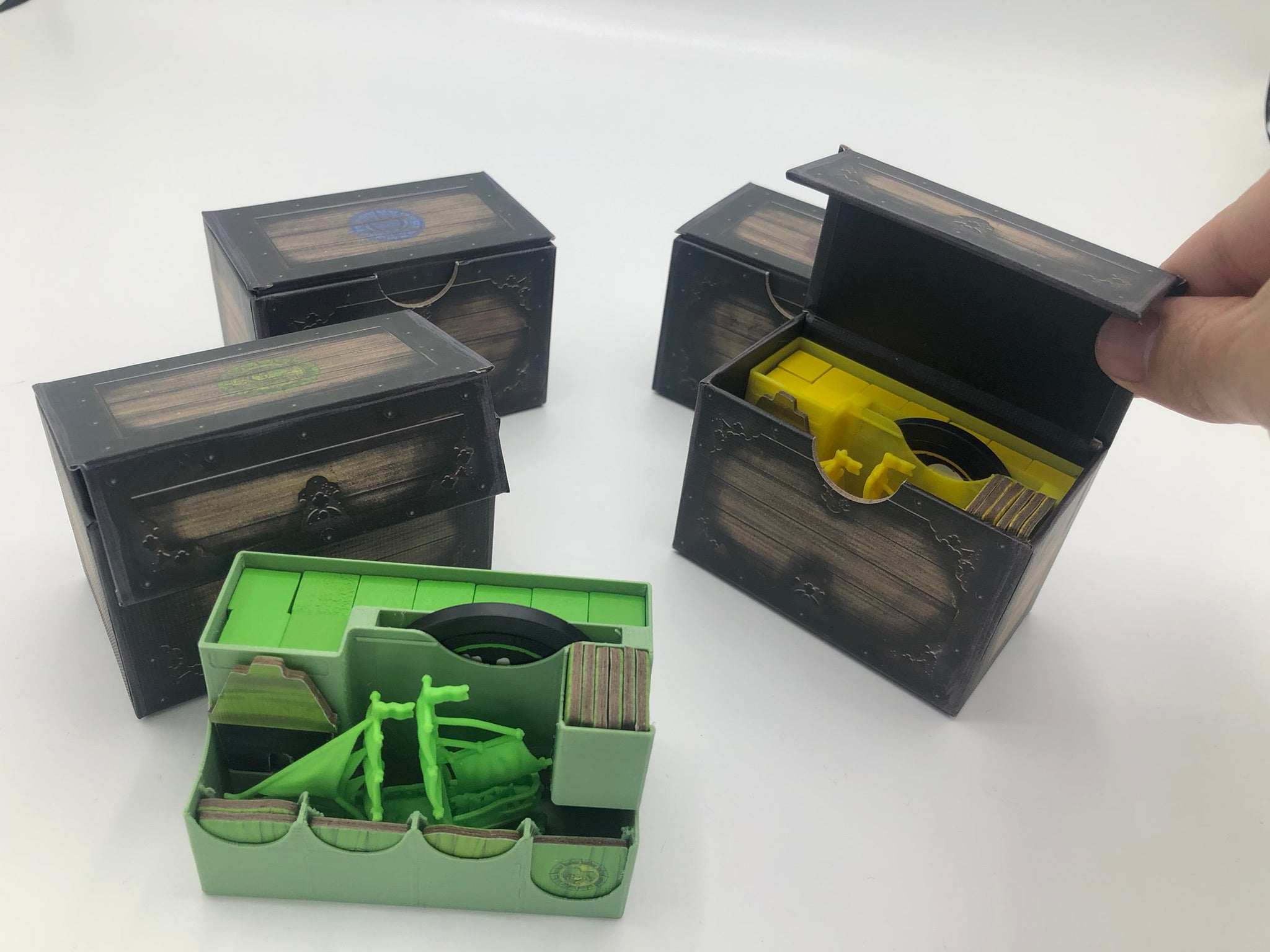 Boîte à Dés Necro Stuffhunter - Rangement Terrain Pour Tabletop - Impression PLA