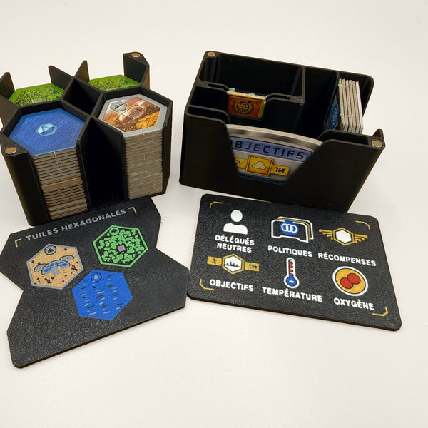Insert pour Terraforming Mars – Rangement intégral pour boite de base