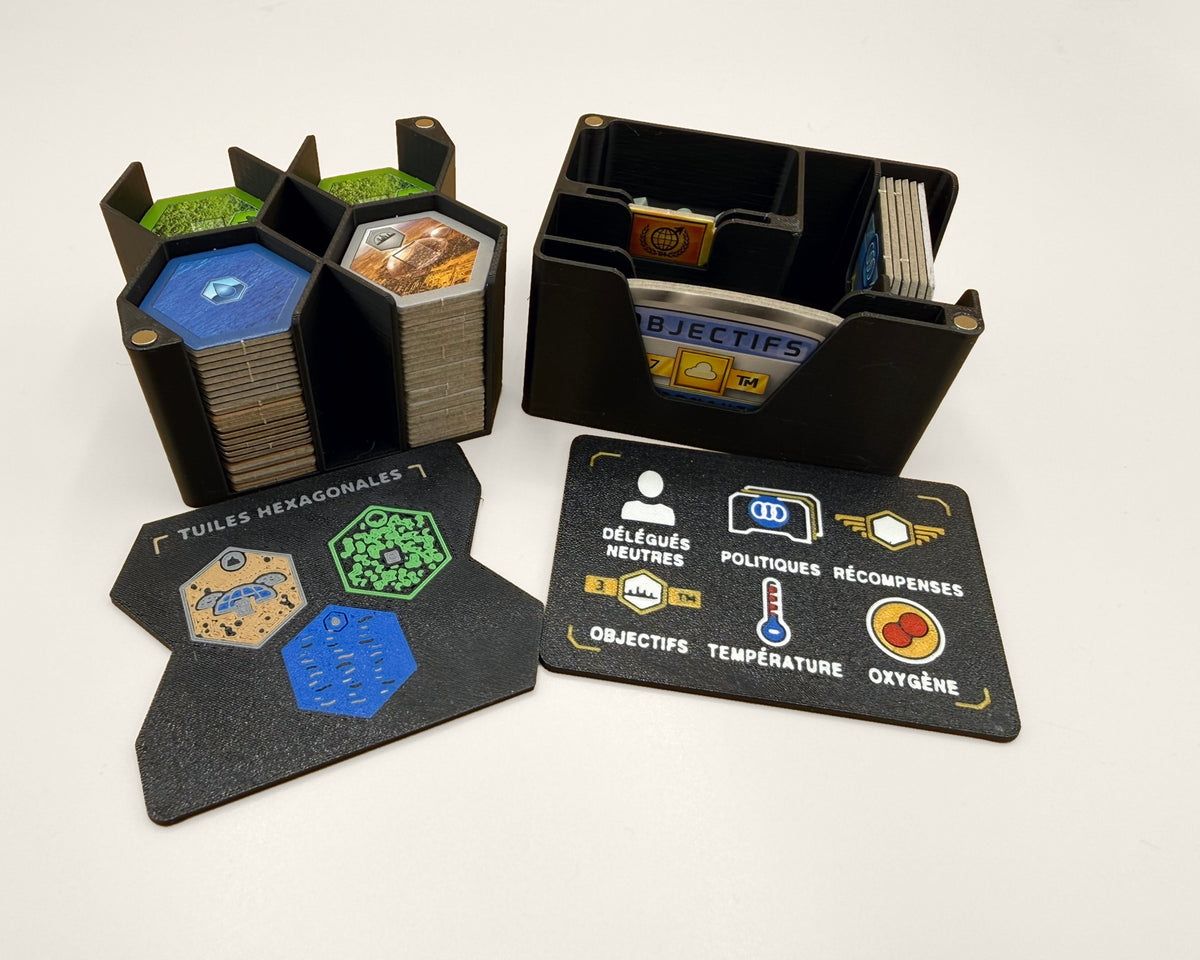Insert pour Terraforming Mars – Rangement intégral pour boite de base