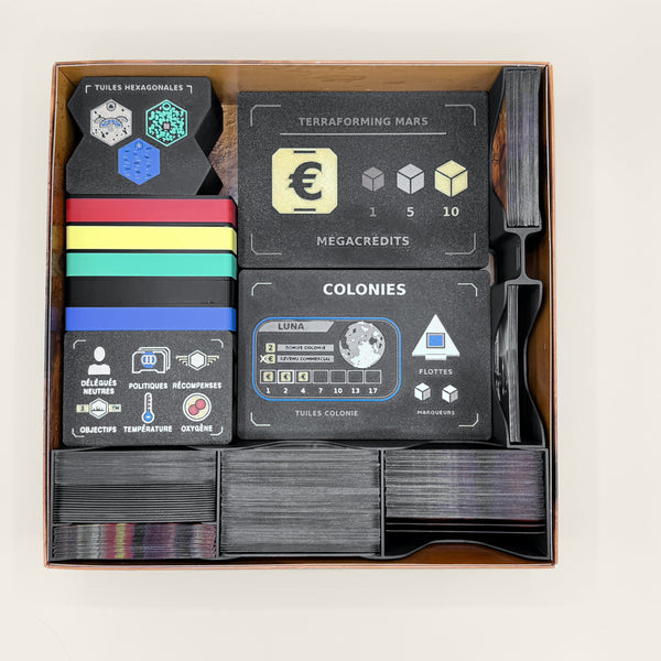 Insert pour Terraforming Mars – Rangement intégral pour boite de base