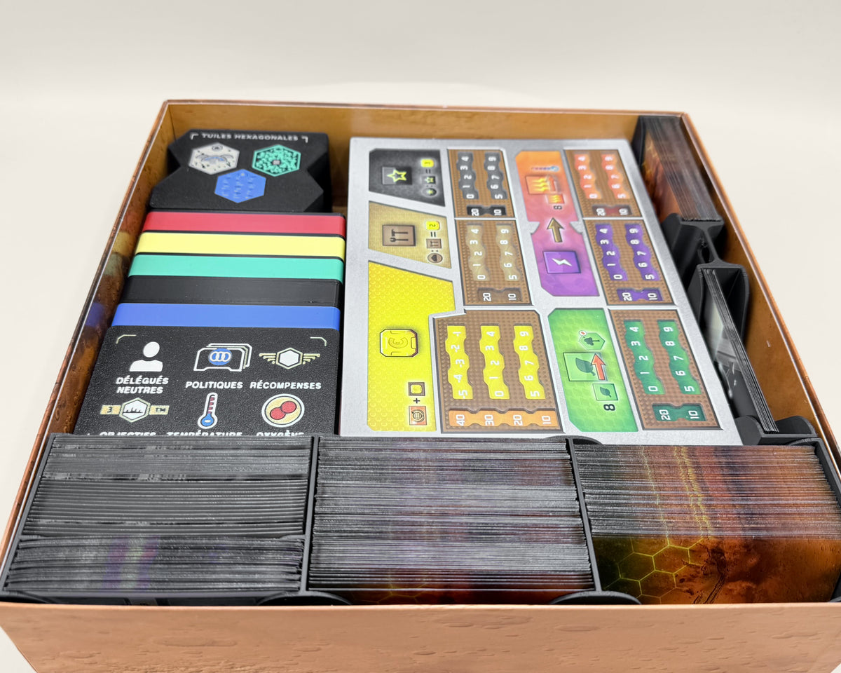 Insert pour Terraforming Mars – Rangement intégral pour boite de base