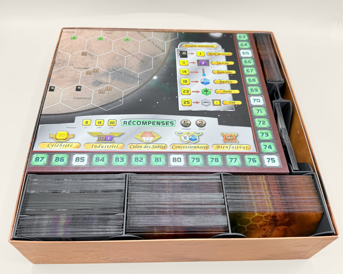 Insert pour Terraforming Mars – Rangement intégral pour boite de base