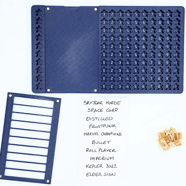 Board Game Challenge 10 x 10 – Tableau de suivi des parties