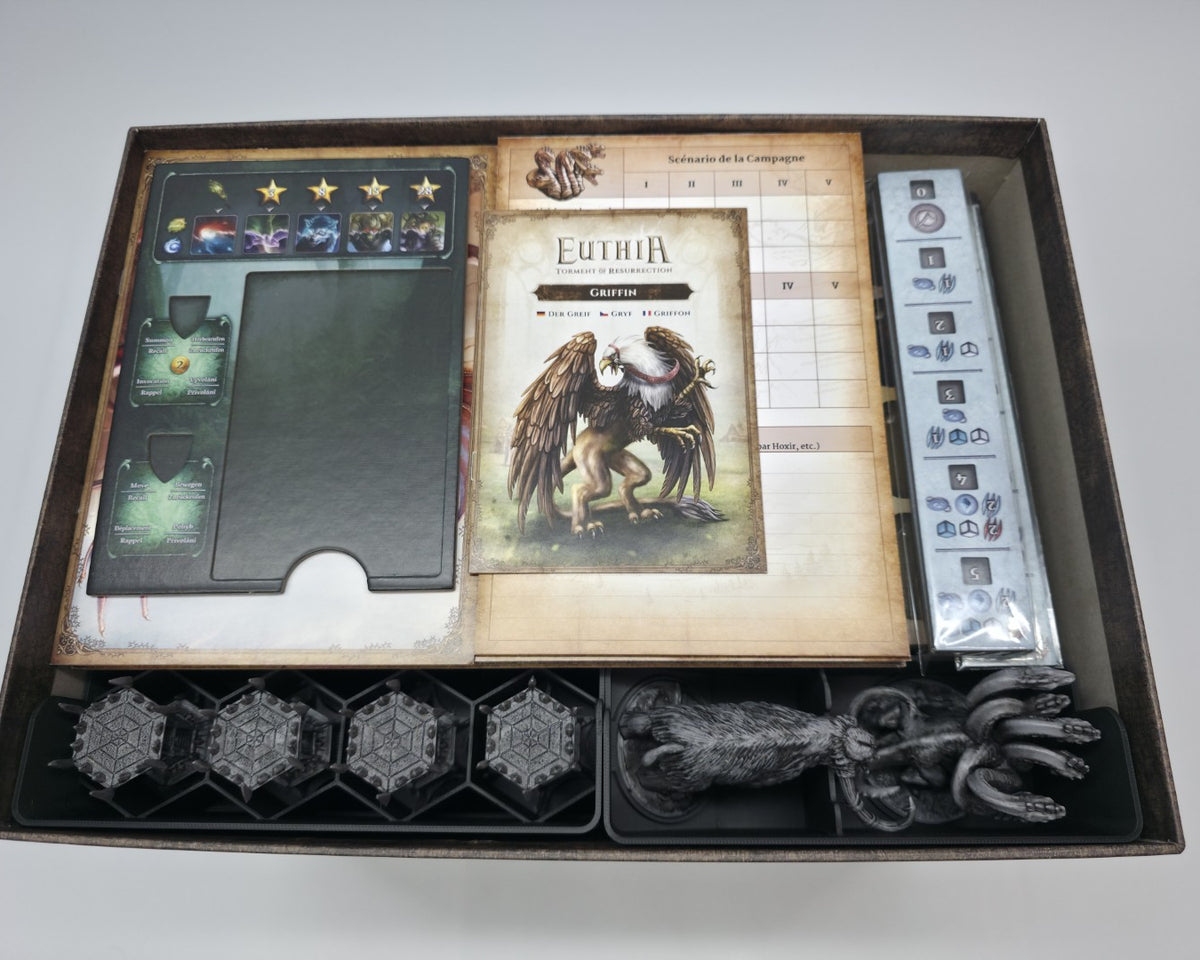 Insert pour Euthia + Fierce Power, Crawling Shadow et Cruel Frost