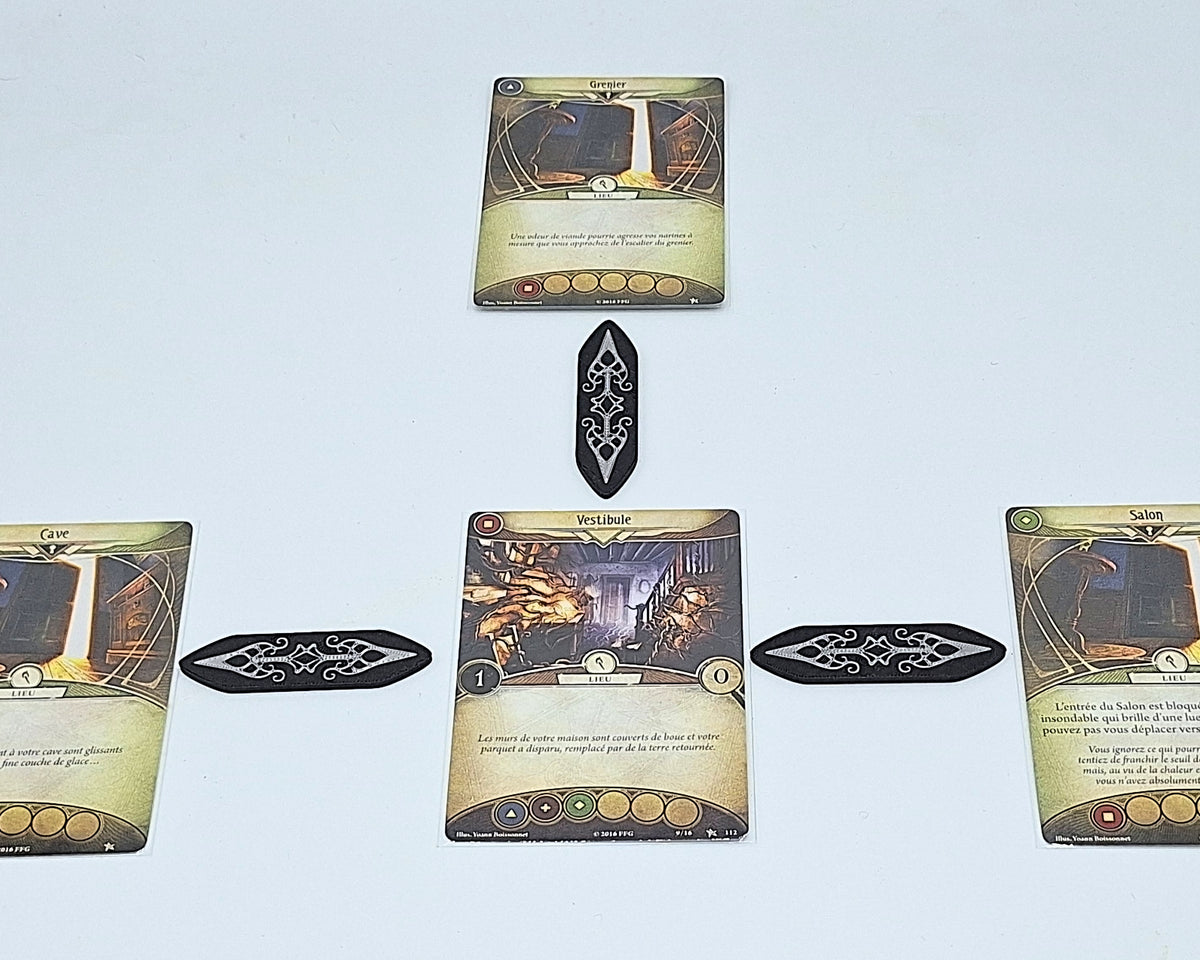 Jetons Flèches de déplacement pour Horreur à Arkham : Le Jeu de Cartes