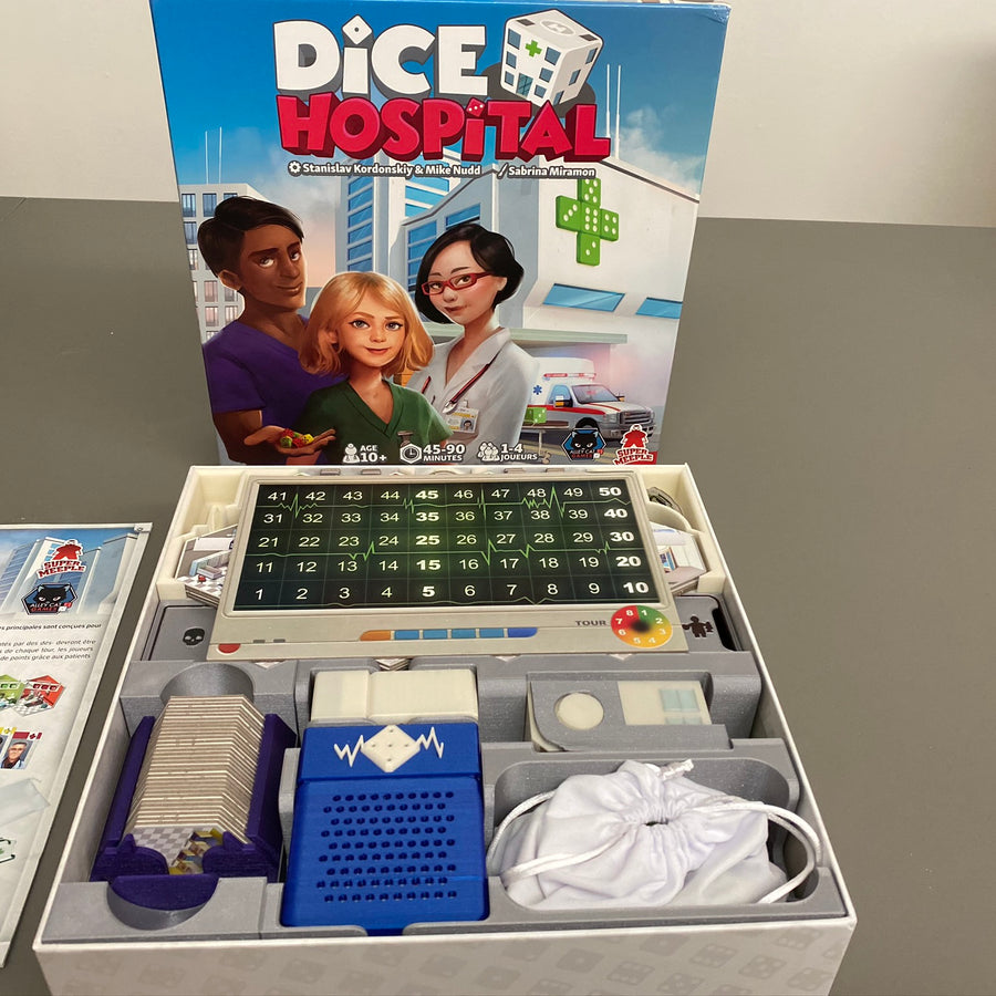 Insert pour Dice Hospital Compatible avec Pack Deluxe