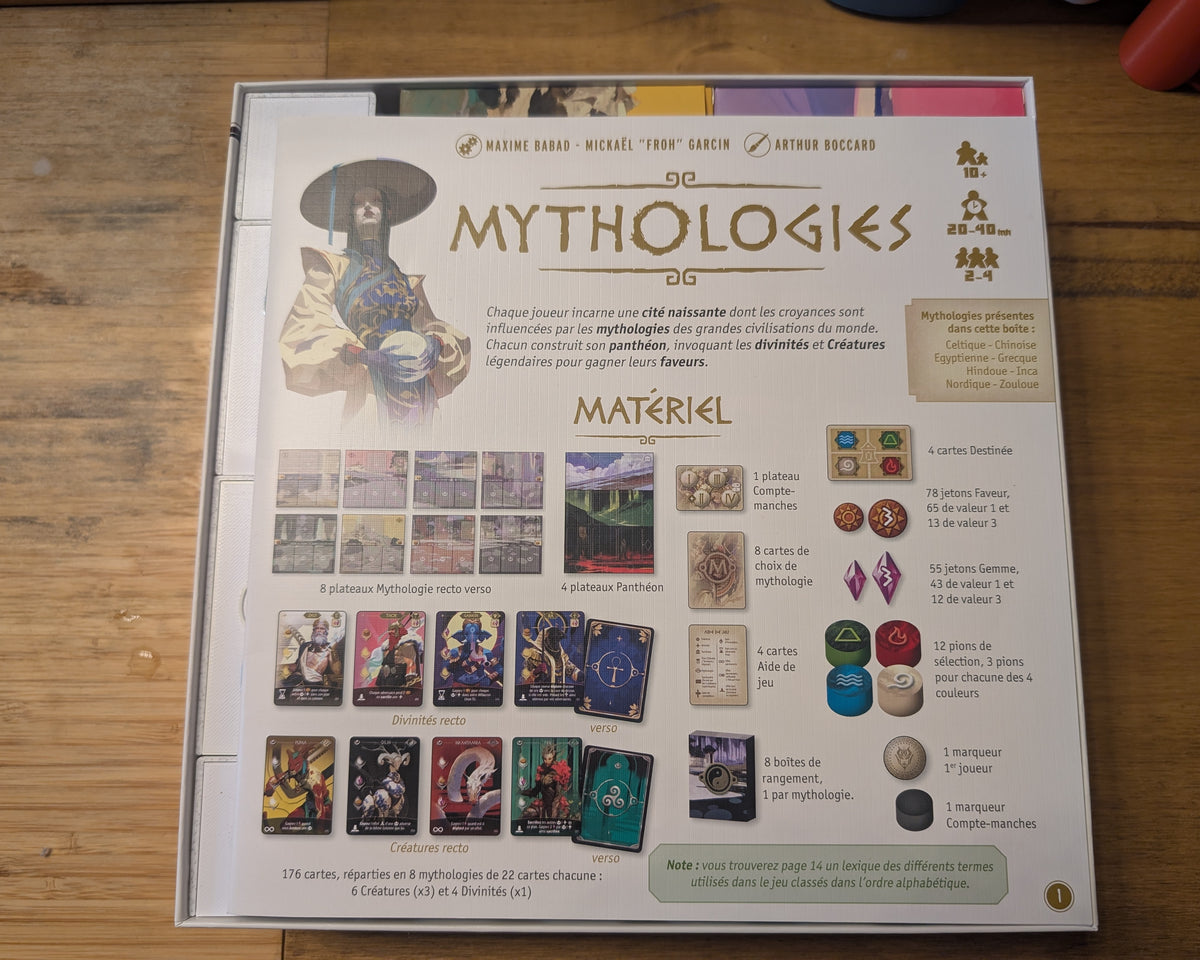 Insert pour Mythologies