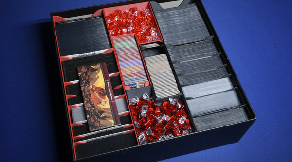 Insert MYLE pour Ascension Tactics et Inferno, vue du rangement dans une seule boîte