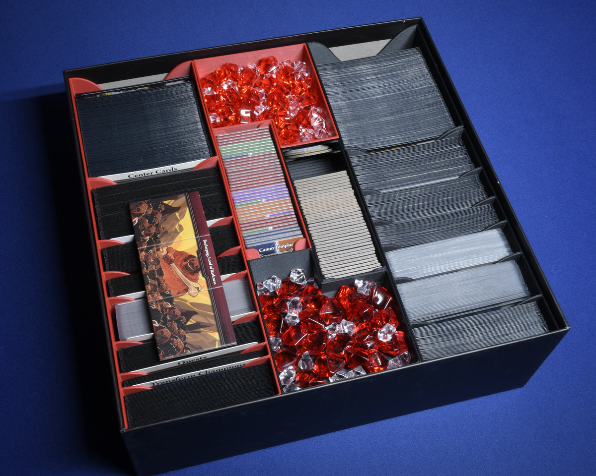 Insert MYLE pour Ascension Tactics et Inferno, vue du rangement dans une seule boîte