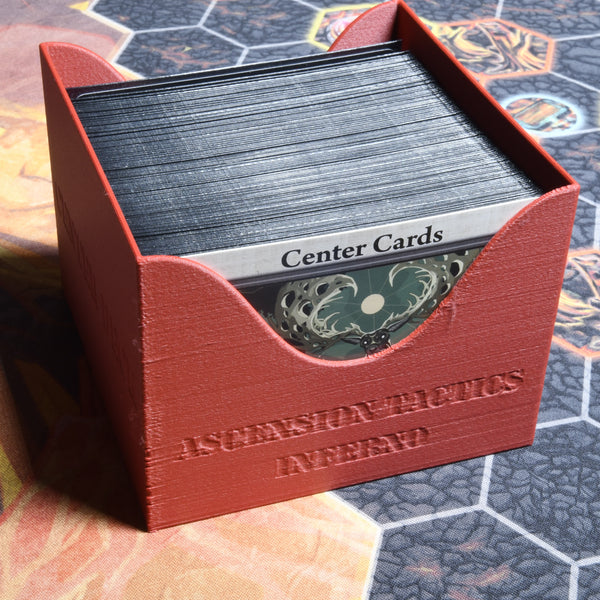 Porte-cartes MYLE pour Ascension Tactics Inferno avec cartes sous sleeves