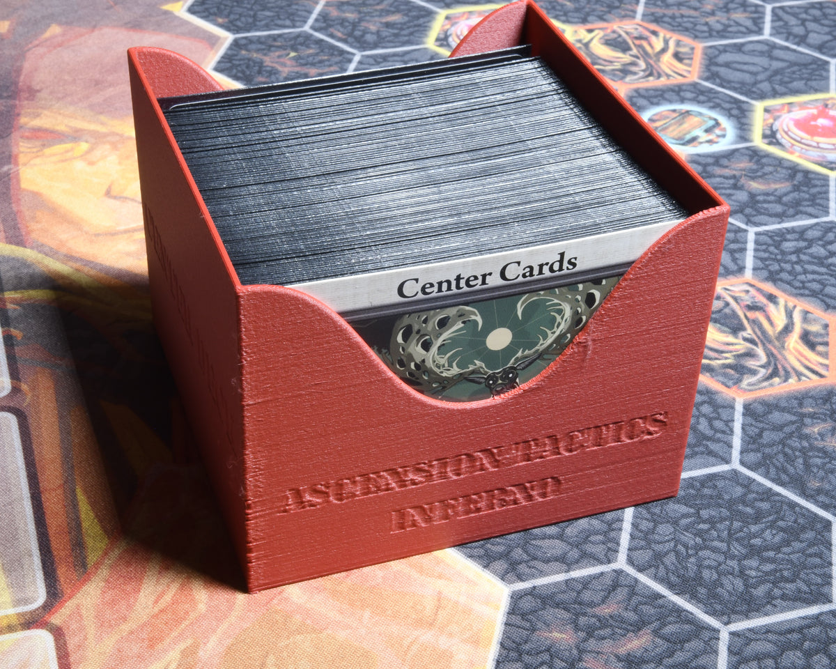 Porte-cartes MYLE pour Ascension Tactics Inferno avec cartes sous sleeves