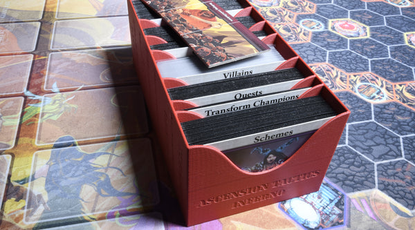 Porte-cartes avec séparateurs et marquages en anglais