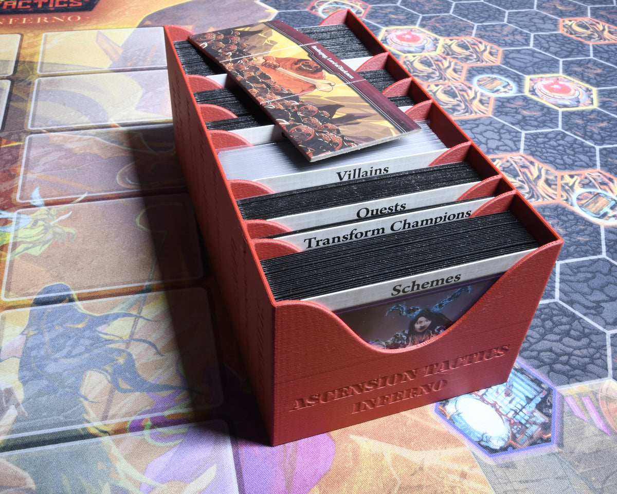 Porte-cartes avec séparateurs et marquages en anglais
