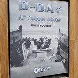 Livret de règles rangé dans la boîte D-Day at Omaha Beach